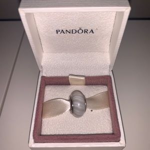 Pandora White & Grey Detail Bracelet Charm